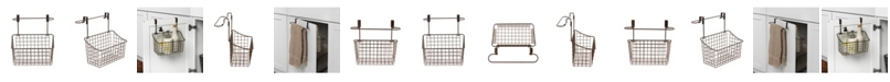 Spectrum Grid Over The Cabinet Towel Bar Medium Basket